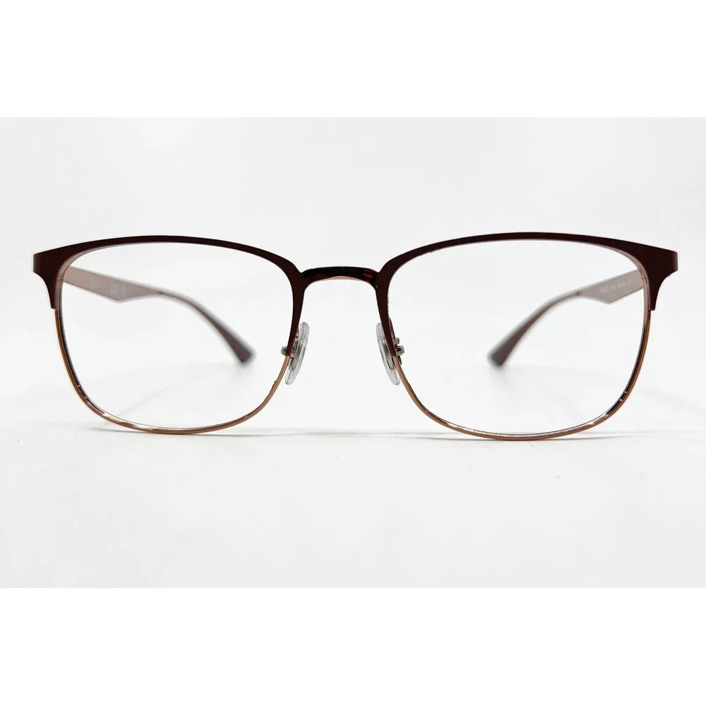 Ray-Ban Eyeglasses Unisex Brown RB 6421 2973 Square 52-18-140